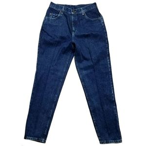 Vintage 90s Lee High Rise Mom Jeans Dark Wash